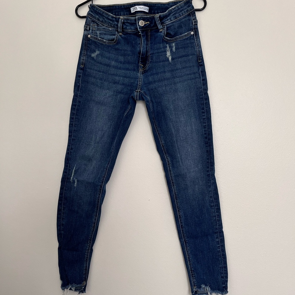 Zara blue denim